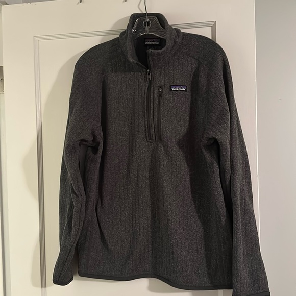 Patagonia Better Sweater 1/4 Zip Fleece Heather Blue - Picture 1 of 2